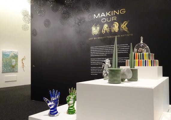 "Making Our Mark: Art by Pratt Teaching Artists" runs until April 8, 2018. 