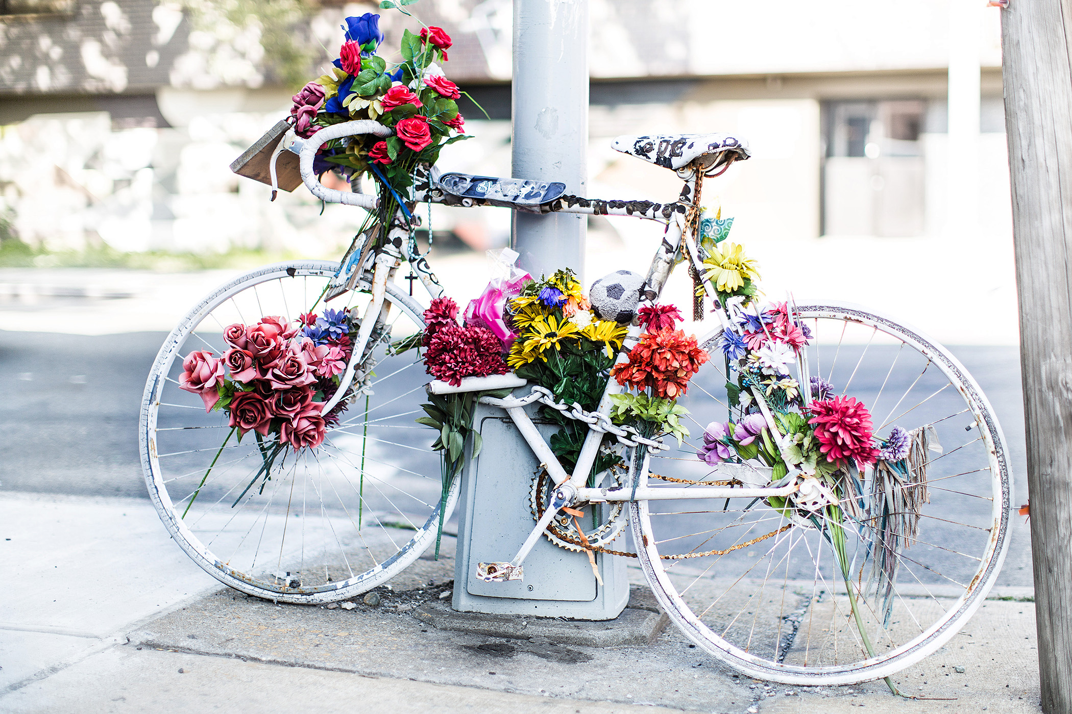 Ghost Bikes: Photographer captures memorials to those killed while  bicycling | May 16, 2018 | Real Change