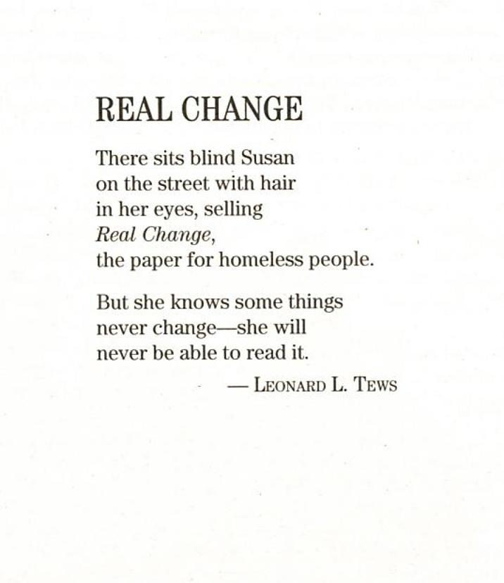 poems about change